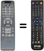 Replacement remote control REMCON702